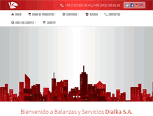 Tablet Screenshot of dialka.com.ve